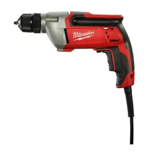 Milwaukee Corded Tradesman Drill Driver 3/8" 8 Amp 2800 RPM Variable Speed NEW - Picture 1 of 12