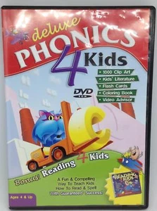 Cosmi's Deluxe Phonics 4 Kids P.c. & DVD ROM - Picture 1 of 3