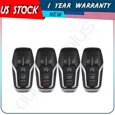 4Pcs For 2013-20 Ford / Lincoln / Smart Key / M3N-A2C31243300 DS7T-15K601-CL - Image 1 of 4