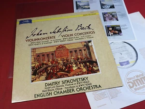 Bach VIOLINKONZERTE Sitkovetsky - LP Novalis 150017-1 Switzerland 1987 nm - Picture 1 of 3