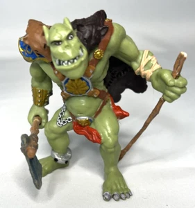 Papo Fantasy GREEN TROLL Mittelalterliches Ogermonster mit Axt & Stab Figur 2002 - Bild 1 von 5