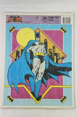 Rompecabezas Golden DC Comics Batman marco-bandeja (4514C-38) - 1989, vintage, sellado Foto 1 de 4