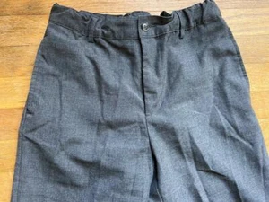 Cat & Jack Grey Boys Dress Pants Adjustable Waist Sz 16 LN - Picture 1 of 4