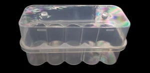 Clear Plastic 10 x 10mL Vial Storage Box Case - Picture 1 of 6