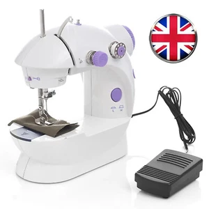 Electric Sewing Machine Portable Mini Multi Function Desktop Tailor Household UK - Picture 1 of 16