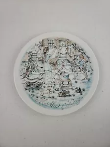HAVILAND FRANCE 1974 PLATE MOTHER'S DAY #2 IN THE DAILY LIFE OF A MOM "THE WASH" - Picture 1 of 12