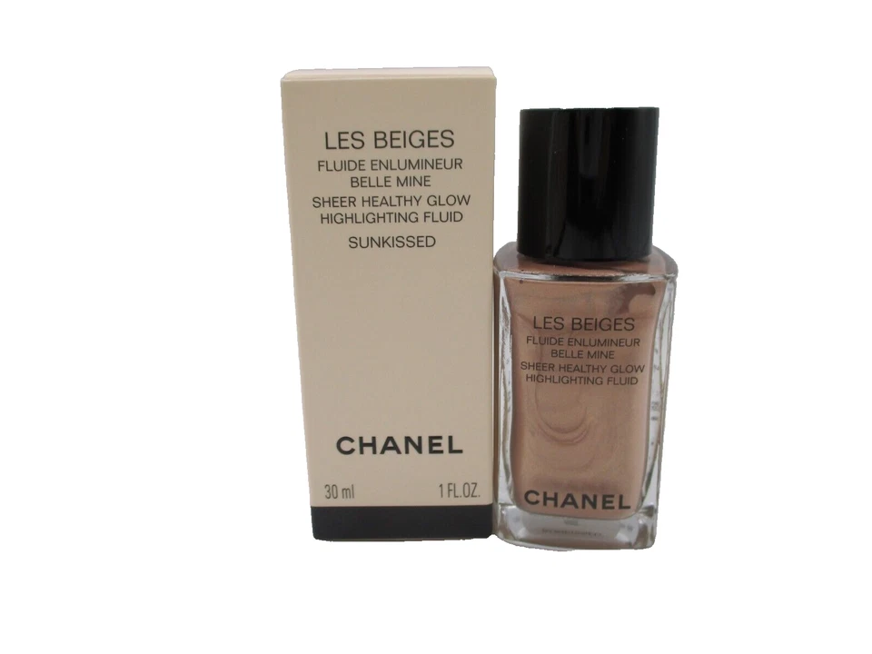 CHANEL Les Beiges Sheer Healthy Glow Highlighting Fluid Sunkissed 1 FL Oz