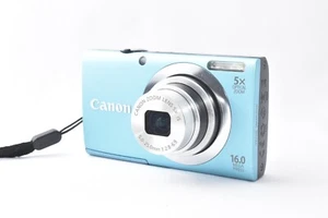 Cámara digital compacta Canon PowerShot A2400 IS 16,0 MP azul claro #249 - Imagen 1 de 11