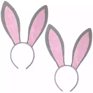 Diadema Bunny Ears - Orejas de felpa de conejo de Pascua (2 piezas) - DIVERTIBLE - Imagen 1 de 7