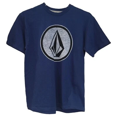 Camiseta VOLCOM Niños Grande Ordenada Azul Manga Corta Talla 100% Algodón Foto 1 de 4