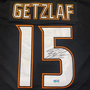 RYAN GETZLAF ANAHEIM DUCKS SIGNED / AUTOGRAPHED JERSEY BAS COA NICE!! - Picture 1 of 3