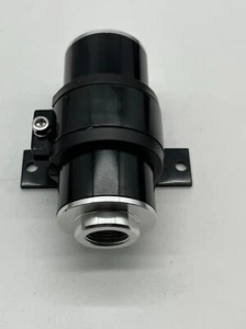 10 Micron Fuel Filter Mount  Inline Bracket High Flow Turbo 6AN 8AN 10AN Adapter - Picture 1 of 7