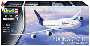 REVELL 1/144 BOEING 747-8 LUFTHANSA NEW LIVERY - Foto 1 di 7