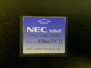 NEC 750558 Electra Elite IPKII 2-Port / 8-Hour Inmail Voicemail (Refurbished) - Picture 1 of 2