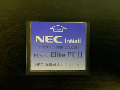 NEC 750558 Electra Elite IPKII 2-Port / 8-Hour Inmail Voicemail (Refurbished) - Image 1 of 2