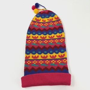 Gorro H&M Departamento Infantil Fucsia Rosa Amarillo Púrpura Acrílico Pompones - Imagen 1 de 5