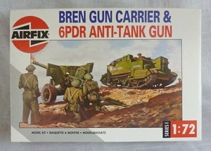 Airfix Bren Waffenträger & Panzerabwehrpistole Maßstab 1/72 Modellbausatz - Bild 1 von 2