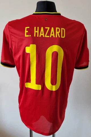 Belgium 2019-2020 Home football Adidas Aeroready Player Issue shirt #10 Hazard Cover