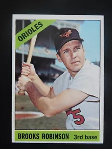 Tarjeta de béisbol 1966 Topps #390 Brooks Robinson (ex-mt/nm) - Imagen 1 de 2
