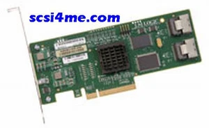 LSI SAS3081E-R 8-Port 3GB/s PCI-E Dual-Port SAS SATA Internal RAID Controller - Picture 1 of 1