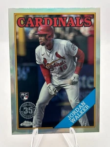 JORDAN WALKER 2023 TOPPS CHROME RETRO 1988 ROOKIE CARDINALS #88CU-18 JC - Picture 1 of 2