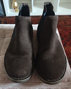 Botas Chelsea de gamuza marrón para hombre - talla 10 - Imagen 1 de 8