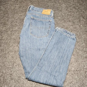 Polo Ralph Lauren Mens Varick Slim Straight Light Wash Denim Jeans 35x30 - Picture 1 of 12