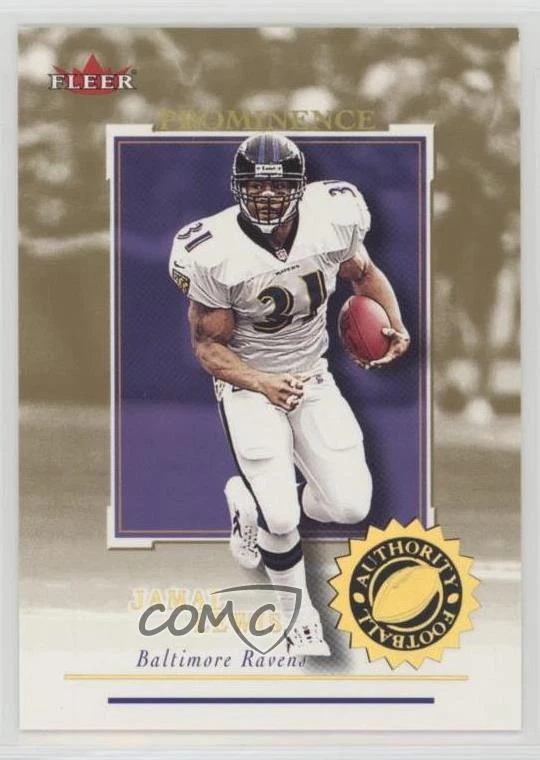 2001 Fleer Authority Prominence Numbered to 125 /125 Jamal Lewis #19 - Image 1 of 2