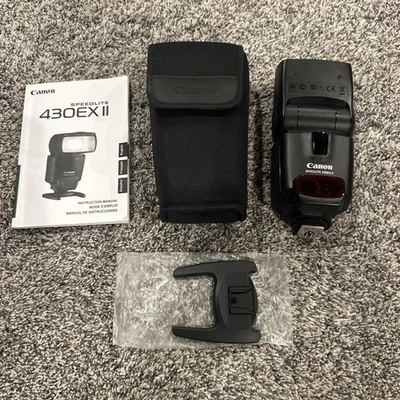 Flash para câmera Canon Speedlite 430EX II testado e funcionando - Imagem 1 de 3