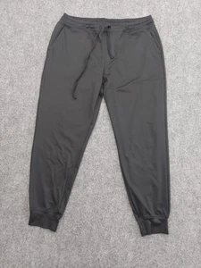 Toad & Co Timehop Jogger Pants Womens Large Black Drawstring Pockets - Picture 1 of 12