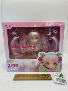 Nendoroid 2749 Hatsune Miku Sakura Miku 2.0 w/ Cream Soda Bonus 2025 NEW Japan - Picture 1 of 18