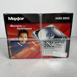 Vintage Maxtor DiamondMax Plus 200GB Hard Drive 7200RPM Ultra ATA/133 8MB Cache - Picture 1 of 10