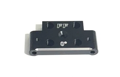 Factory Foote XRAY XB2 Aluminum Front Suspension Arm Mount (0°) (13.5g) (7075) - Image 1 of 2
