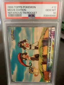 1999 Tops Pokemon Movie Edition Nefarious T.M.rocket Pop 13 Only - Picture 1 of 2