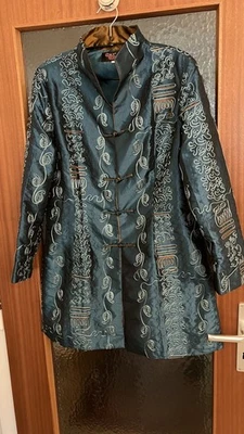 Jacke, Seide, chinesisch, hochwertig, Gr. 40 - Bild 1 von 4