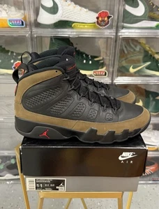 Talla 11 - Air Jordan 9 Retro 2024 Olive Usado Caja Original Usado Una Vez - Imagen 1 de 6