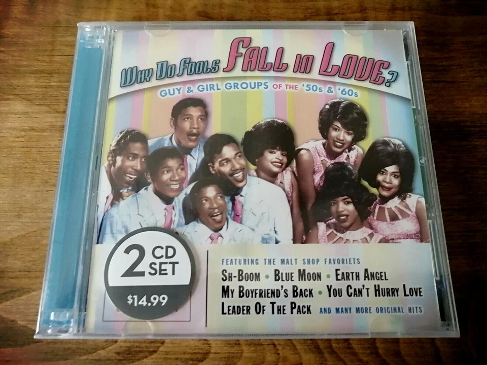 Why Do Fools Fall in Love? Guy & Girl Groups of the '50s & '60s (2CD, Rhino) NEW Foto 1 de 4