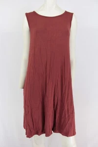 Nelly Ladies Sleeveless Tunic Dress with Pockets - Marsala - Imagen 1 de 6