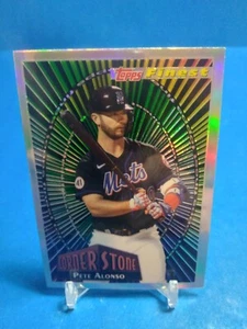 2022 Pete Alonso Topps Finest Corner Stone New York Mets #94FC-PA⚡️ - Picture 1 of 6