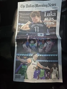 DALLAS MORNING NEWS: MAVERICKS TRADE LUKA DONCIC SPECIAL FEBRUARY 3RD EDITION - Picture 1 of 2
