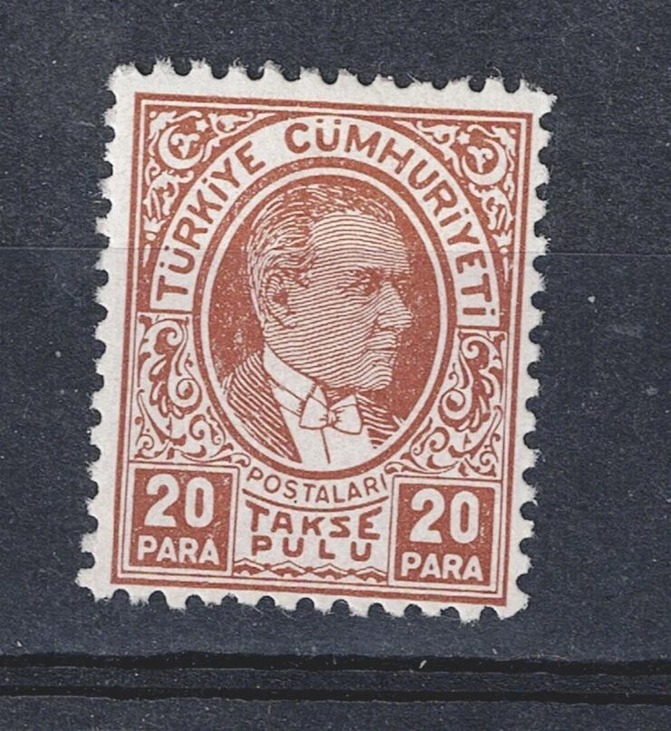 Turkey Famous Leader President Kemal Atatürk rare stamp 1931 MLH A-1 - Image 1 of 1