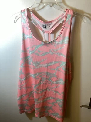 Tanque ligero RBX X-Large rosa, verde menta, blanco espalda deportiva Foto 1 de 3