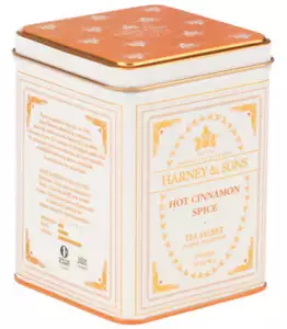 Hot Cinnamon Spice Tea 20X Sachets By Harney & Sons Fine Teas 1.4 oz 40g - Picture 1 of 1