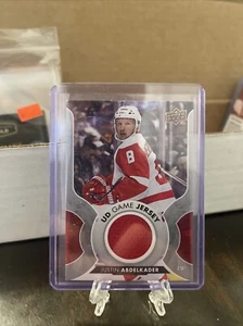 2017-18 Upper Deck - Ud Game Jersey Justin Abdelkader #GJ-JA (MEM) - Picture 1 of 2