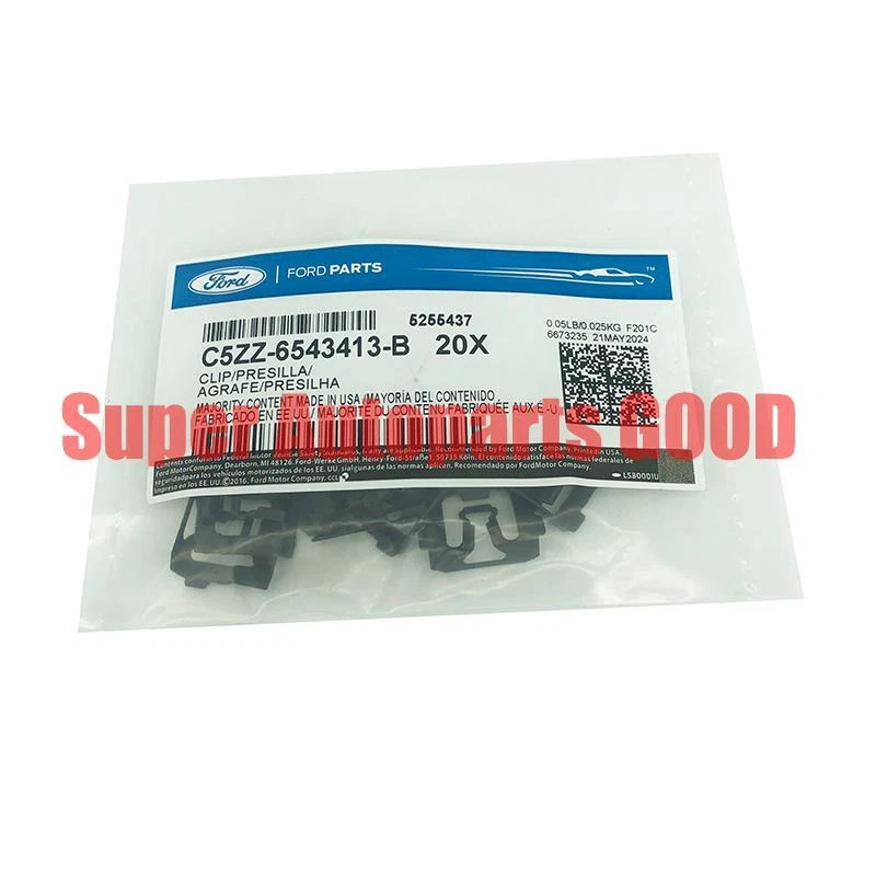 Clips de moldura de parabrisas OEM para Ford F100 F150 F250 F350 C5ZZ-6543413-B Foto 1 de 2