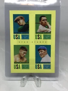 2014 Panini Golden Age Star Stamps #23 Jones/Hagen/Tunney/Thorpe - Picture 1 of 2