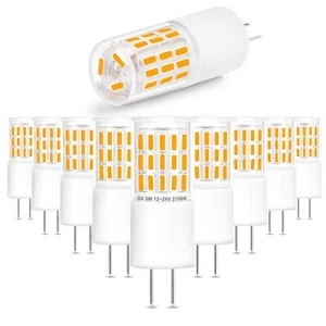 G4 Lampadine LED Paesaggio 3W 12V-24V Bianco Caldo 2700K,G4 (Confezione da 10) - Foto 1 di 6