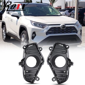 For 2019 2020 2021 2023 2024 2025 Toyota RAV4 Fog Light Bezels Cover Replacement - Picture 1 of 9