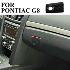 Carbon fiber inner passenger side glove box switch cover trim fit For Pontiac G8