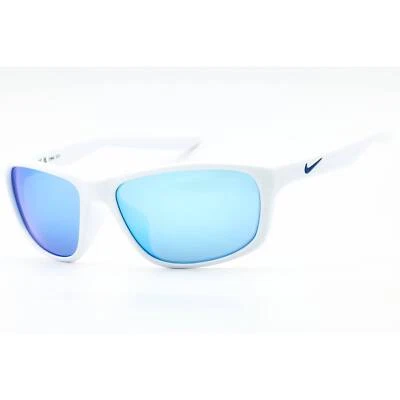 Gafas de sol Nike unisex blancas rectangulares marco de borde completo NIKE LYNK M FD1817 100 Foto 1 de 2